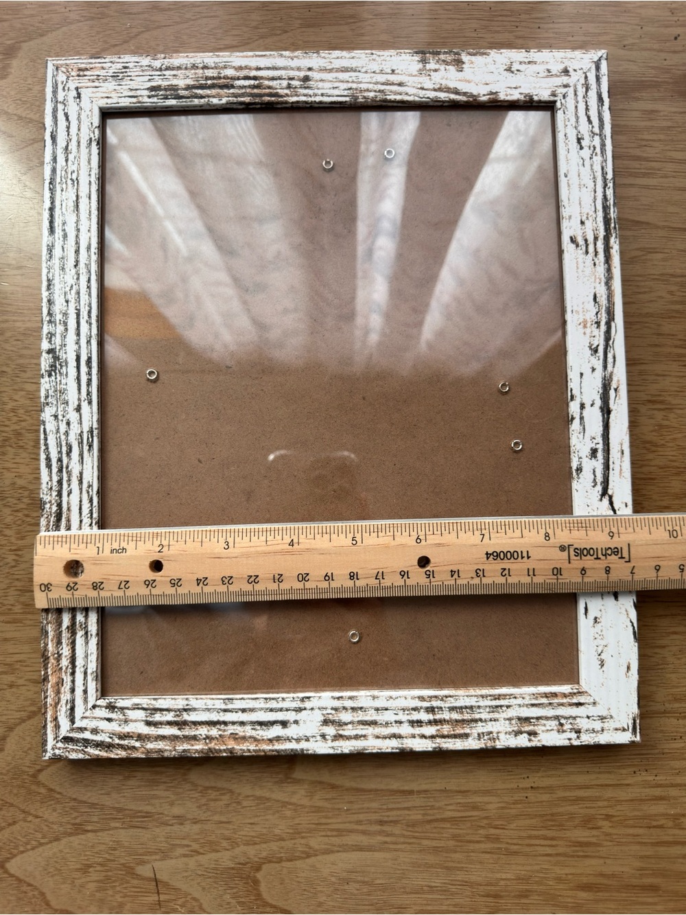 Rustic White Distressed Picture Frame - Picture 3 of 4
